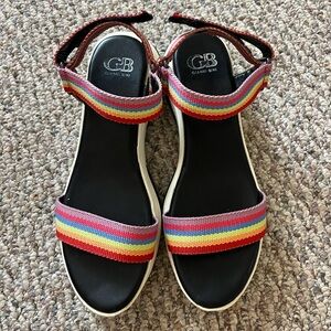 Gianni Bini Rainbow Sandals